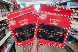 Reflective Christmas Magnets, Only $3 at Dollar Tree card image