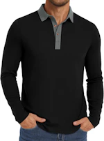 Men's Long Sleeve Polo Shirt