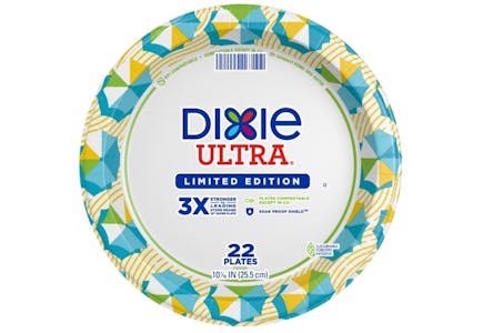 2 Dixie Paper Plates Packs