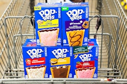 kelloggs pop tarts in shopping cart