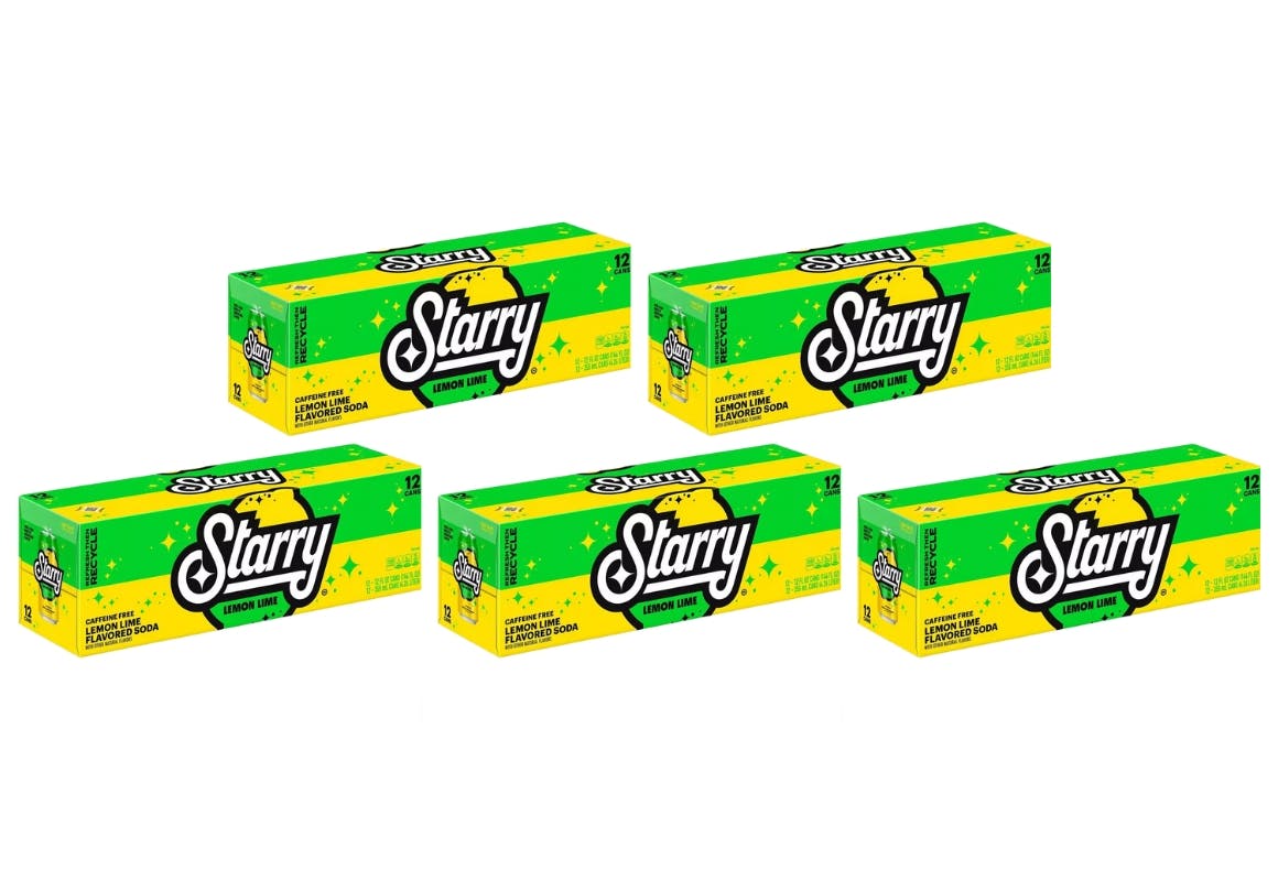 5 Starry Soda 12-Packs