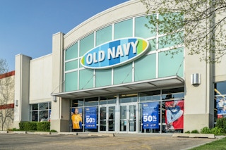 Old Navy store front.