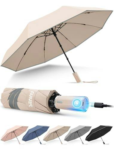 Rechargeable Electric Travel Umbrella