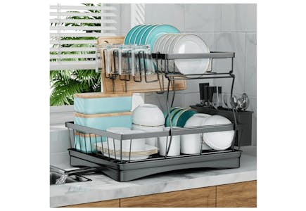 2-Tier Dish-Drying Rack