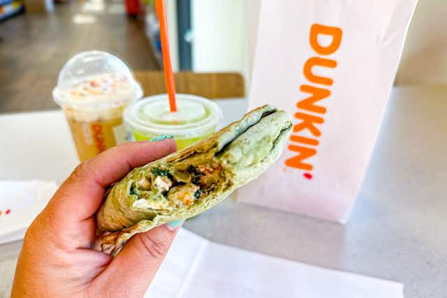 May Dunkin' Deals: Check Your App for $3 Wraps Through May 31 card image
