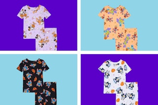 Minnie Mouse, Sesame Street, Lilo & Stitch & Bluey Halloween themed toddler pajama sets
