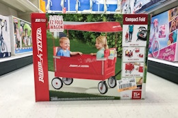 Radio Flyer Folding Wagon With Canopy, Only $52.24 at Target (Reg. $110) card image