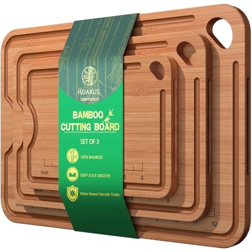 Bamboo Cutting Boards Set