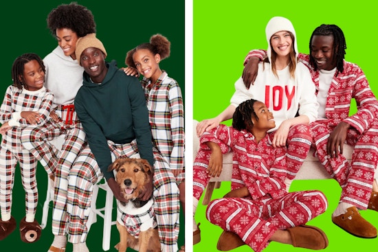 Family Matching Flannel Pajamas at Old Navy — $18 for Adults, $15 for Kids