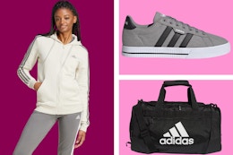 Hidden Adidas Deals: $17 Adult Sneakers, $23 Hoodies, and More card image