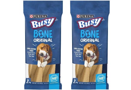 2 Purina Dog Treat Bags