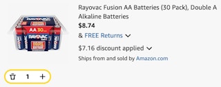 Rayovac Fusion AA Batteries 30-Pack