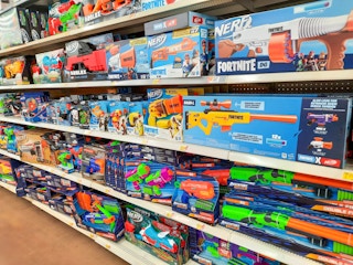 Nerf Aisle at Walmart