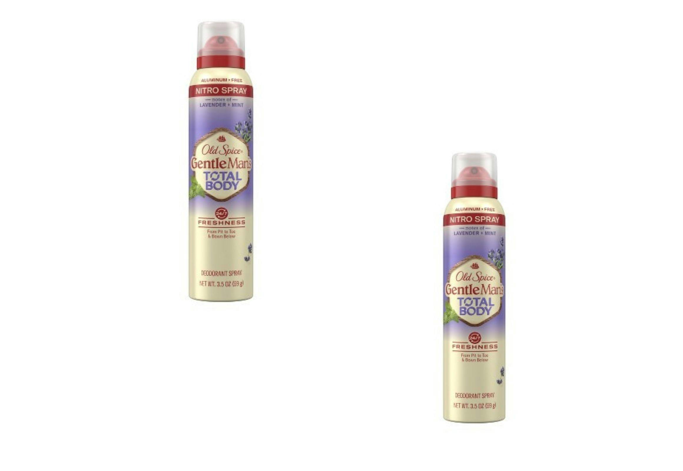 2 Old Spice Deodorant Sprays