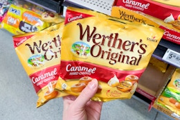 Werther's Candy in the caramel flavor in Walmart store