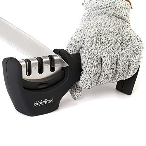 Kitchen Knife Sharpener & Glove
