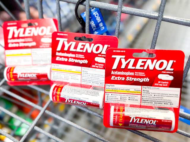 Free Travel-Size Container of Tylenol Extra Strength at Walmart card image