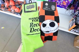 Halloween Socks, $1.25 at Dollar Tree (Beetlejuice, Hocus Pocus, and More) card image