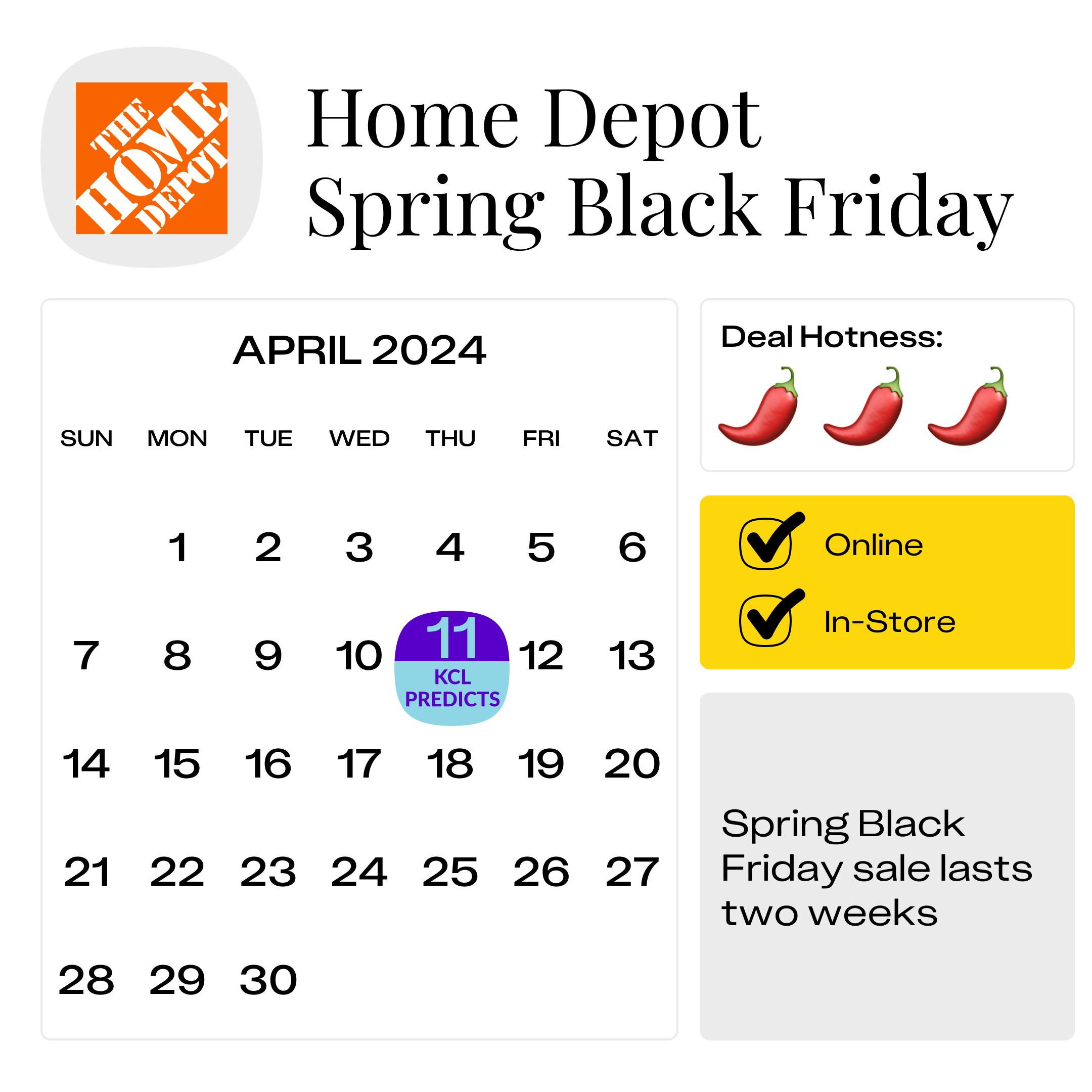 Home Depot Spring Black Friday Sale 2024 Dates And Details The Krazy   Home Depot Spring Black Friday  1  