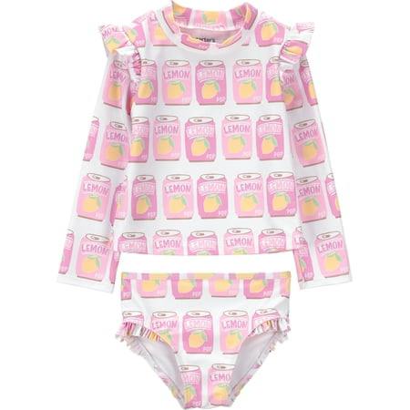 Toddler Rash Guard Swimsuit Set