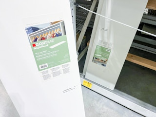 closetmaid wooden shelf on lowes floor