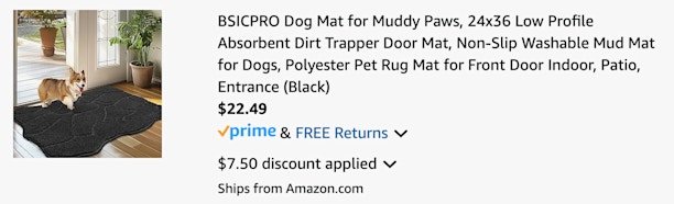 Dog Door Mat