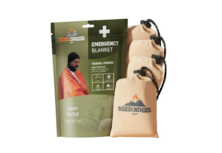 Emergency Blanket 4-Pack
