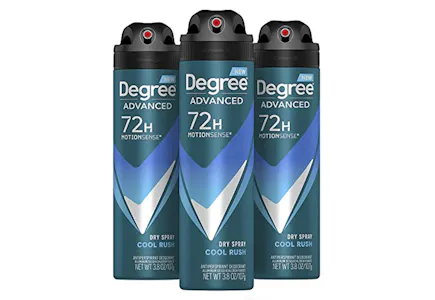 Degree Deodorant Spray 3-Pack