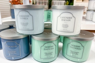 a display of distant lands 3-wick candles