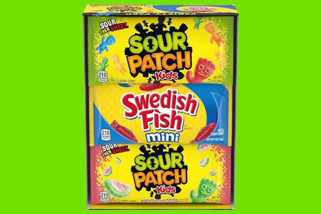 Sour Patch Kids and Swedish Fish Variety Pack, as Low as $8.81 on Amazon card image