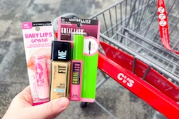Maybelline Cosmetics Are as Low as $1.29 Each at CVS card image