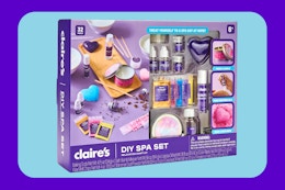 the box of Claire's Spa Craft Kit on KCL template