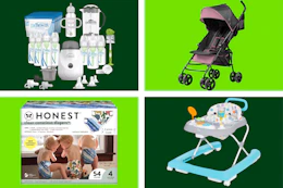 Kohl's Rewards Baby stroller diapers walker bottles Dr Brown