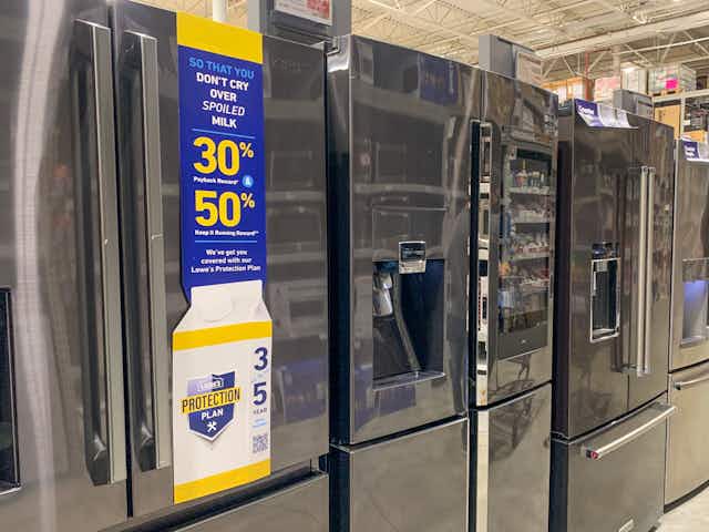 LG Refrigerator at Lowe's, Only $1,749 (Reg. $3,299) card image