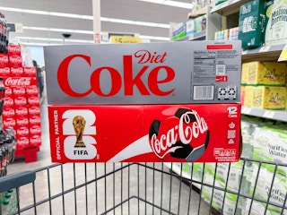 coca-cola soda packs on walgreens cart