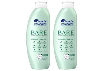 2 Head & Shoulders Bare Shampoos