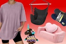 Apparel, hammock swing, scrunchie unicorn, toddler couch & AND1 socks
