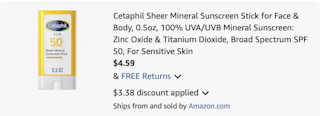 cetaphil sunscreen Amazon receipt
