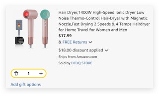 Ionic Dryer Low Noise