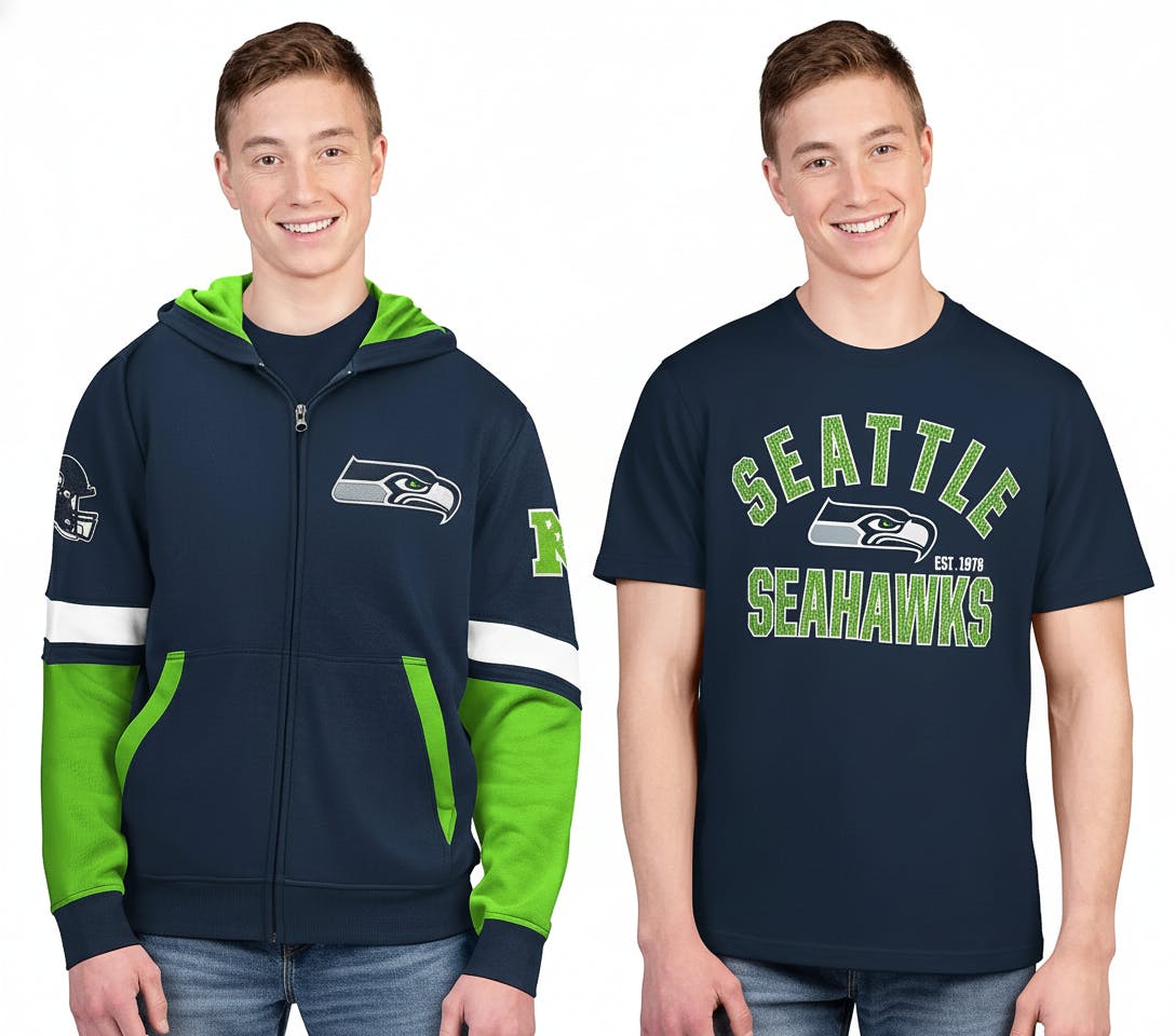 NFL T-shirt and Hoodie ($125 Value)