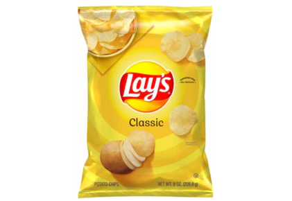 2 Lay's Chips Bags