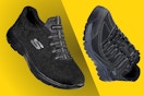 2 Black Sketcher Sneakers for Women & Men