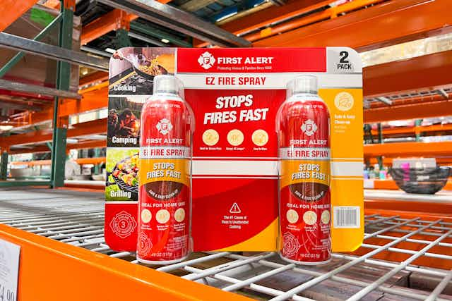 First Alert EZ Fire Spray 2-Pack, Only $15.97 at Costco card image