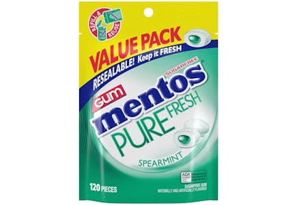 Mentos Pure Fresh Chewing Gum