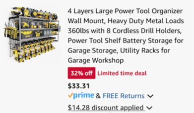 Power Tool Organizer