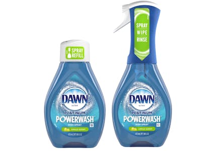 1 Dawn Powerwash Dish Spray + 1 Refill