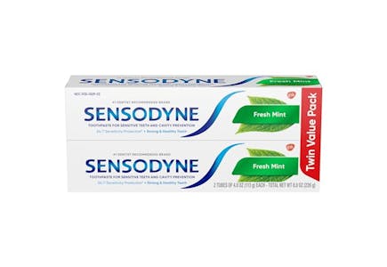 Sensodyne Fresh Mint Toothpaste 2-Pack