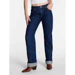 Women's High Rise Straight Jeans