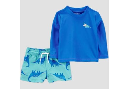 Carter's Baby Rash Guard Set