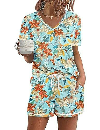 Ekouaer Women's Pajama Set